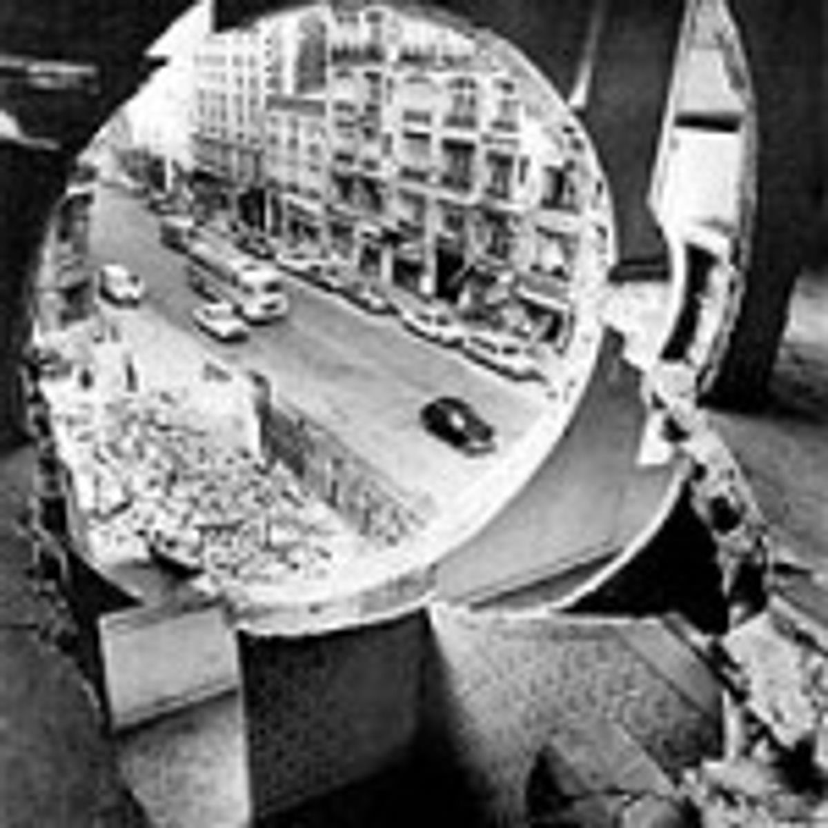 conique Intersect (détail) de matta-clark.1975.