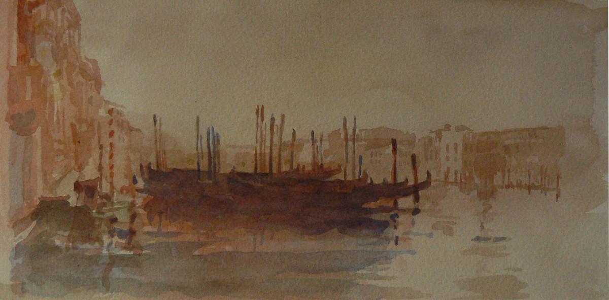 aquarelle de Hugues Absil 39×69 2008