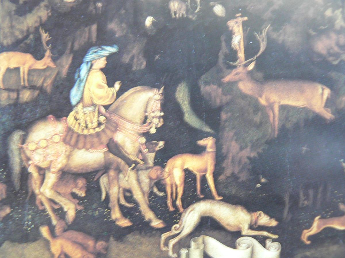 pisanello "vision de st Eustache" 1440