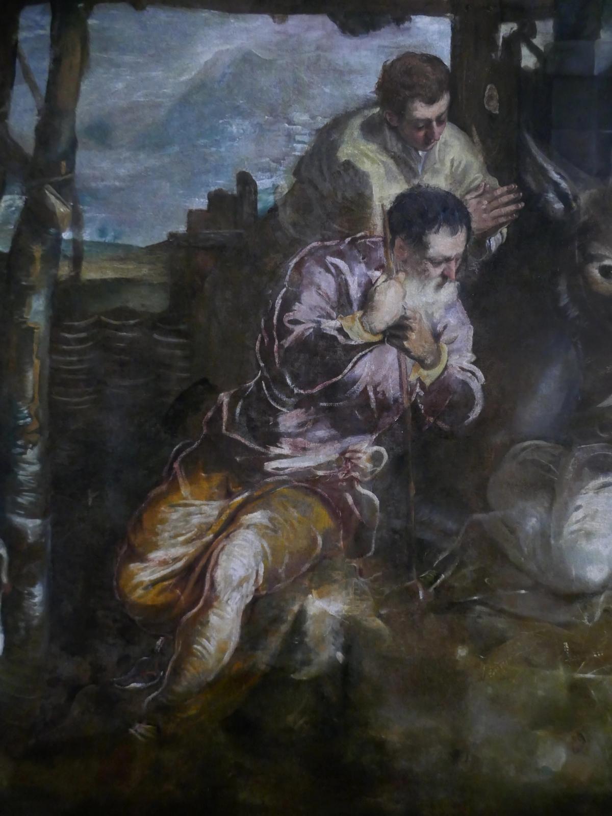 détail de l'adoration des bergers (1555. St Eustache Paris)