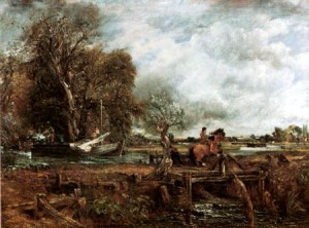  Constable « le cheval sautant ». 1825