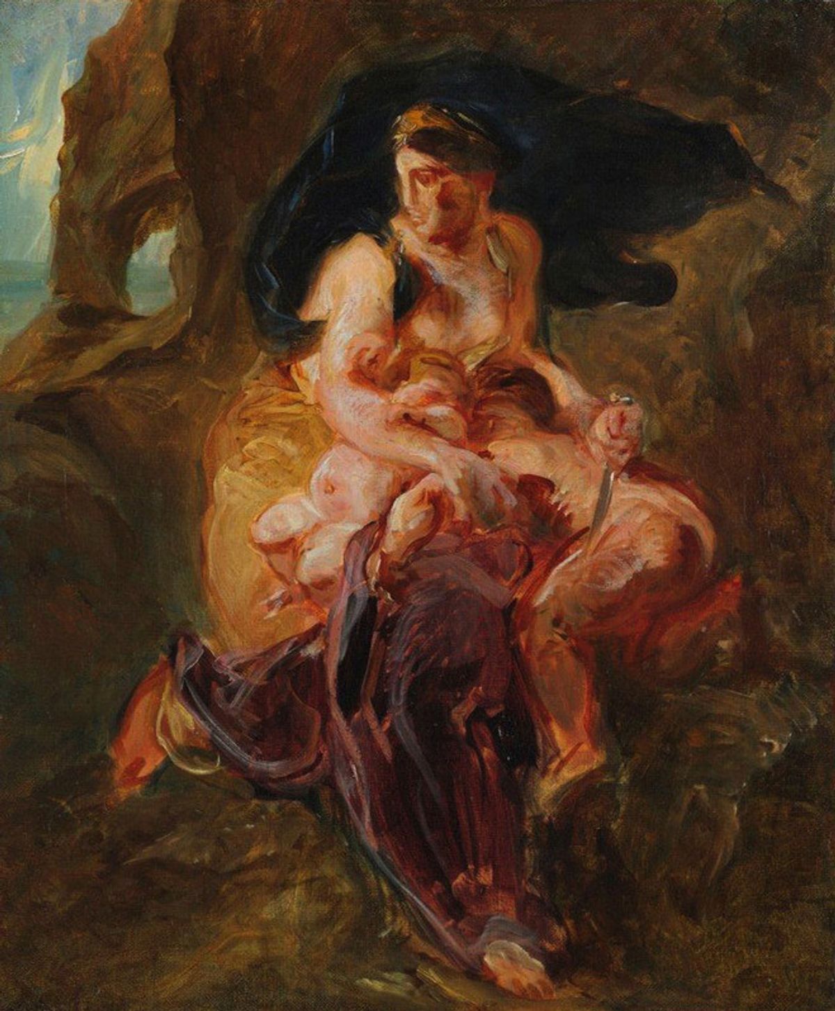 Médée furieuse. vers 1836. Musée de Lille