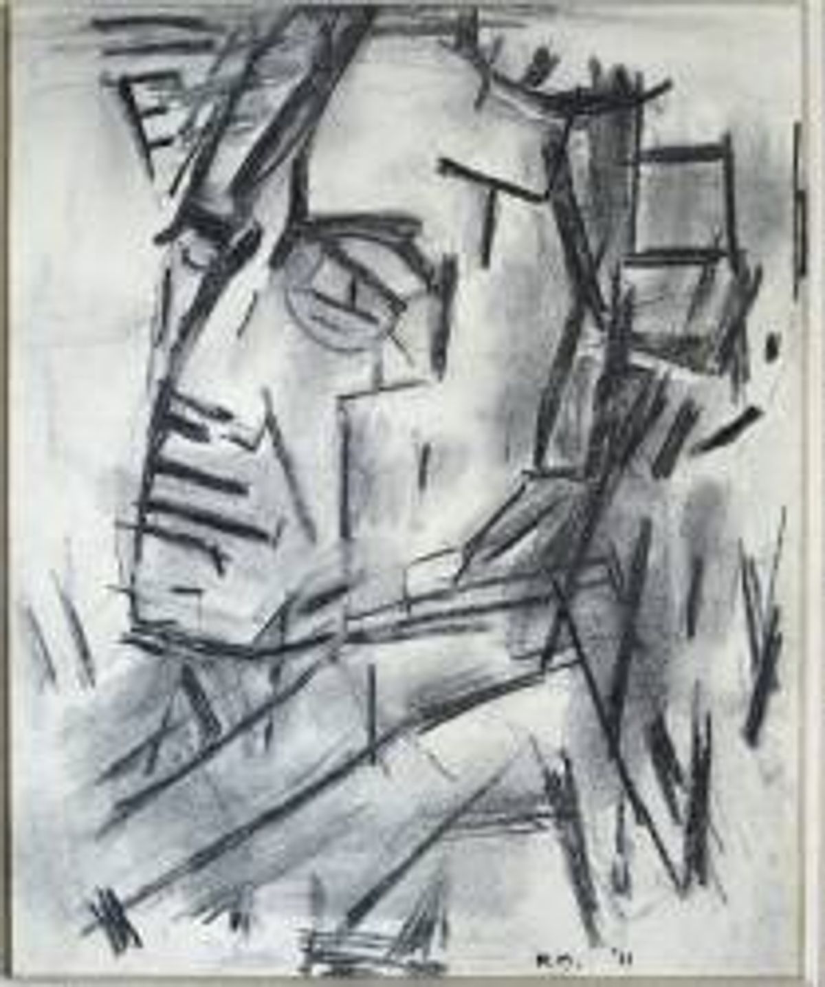 « autoportrait ». Mondrian 1912