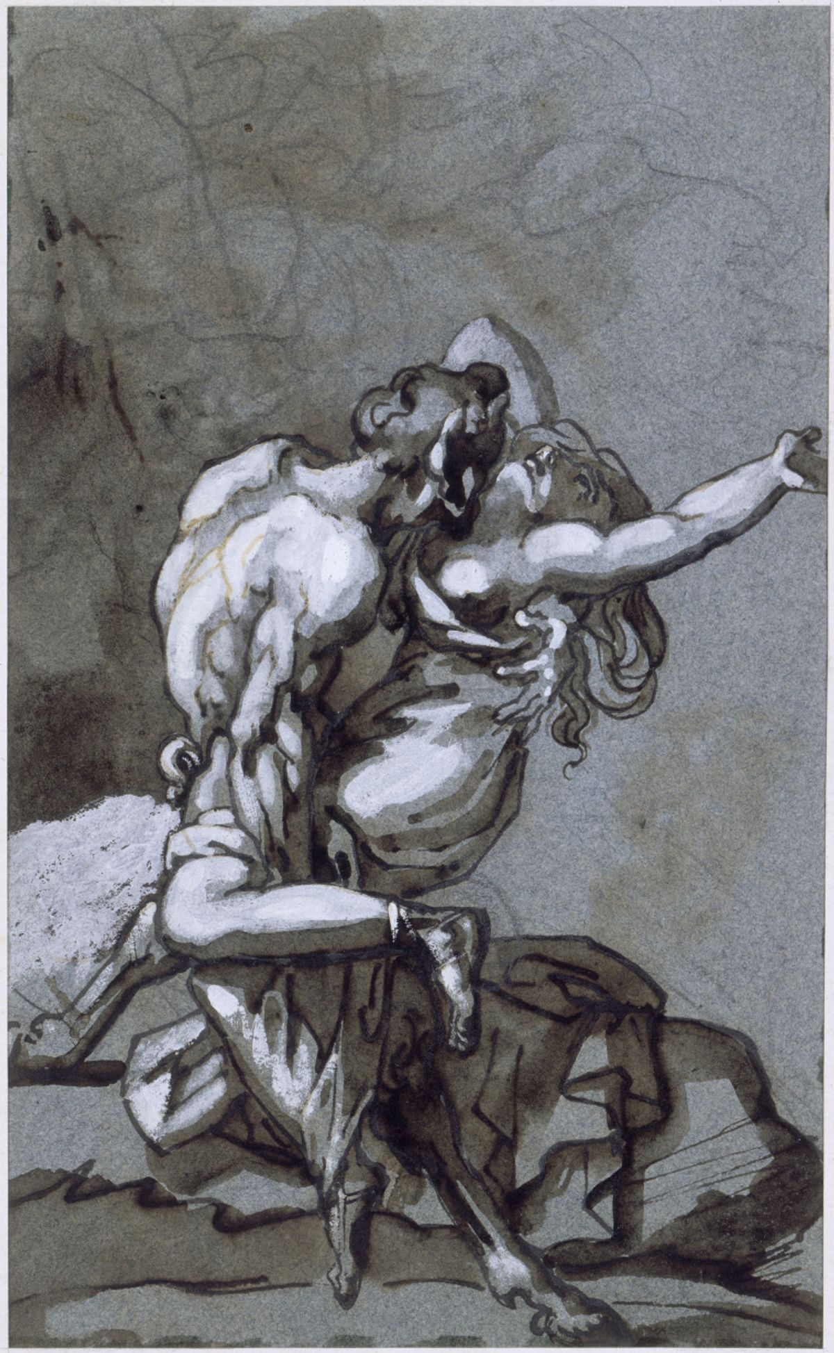 Géricault. « nymphe et satyre »