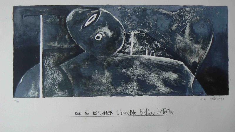  : de vin de vertu à votre guise. lithographie 91L01 25x65