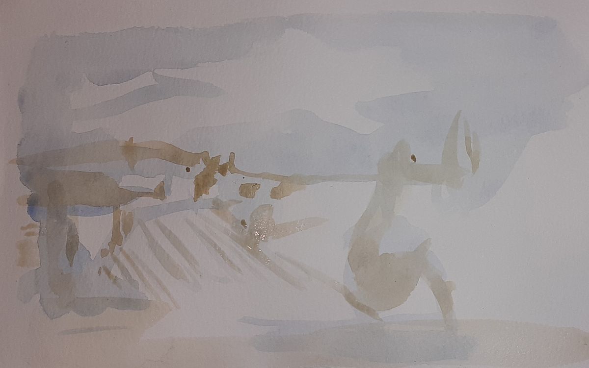aquarelle sèche