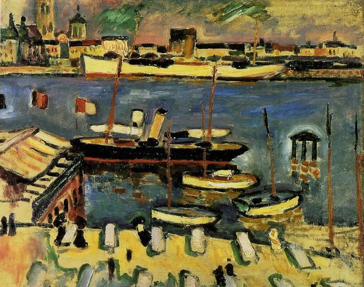 Braque. « le bateau blanc ».1906