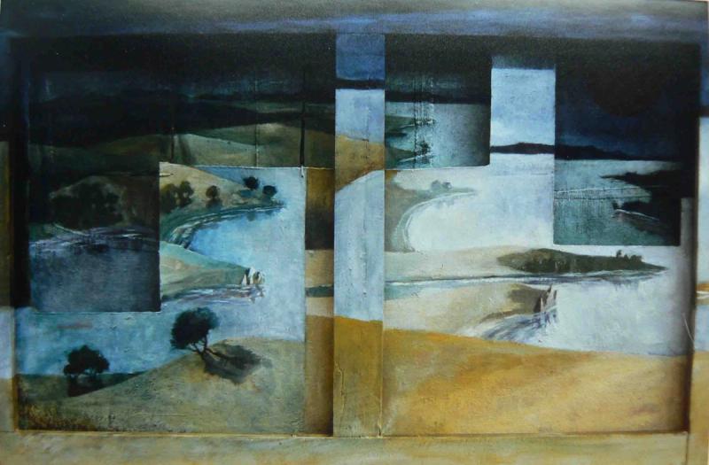 Huile, 10P cm : 00.99T06, série Paysage Orphique