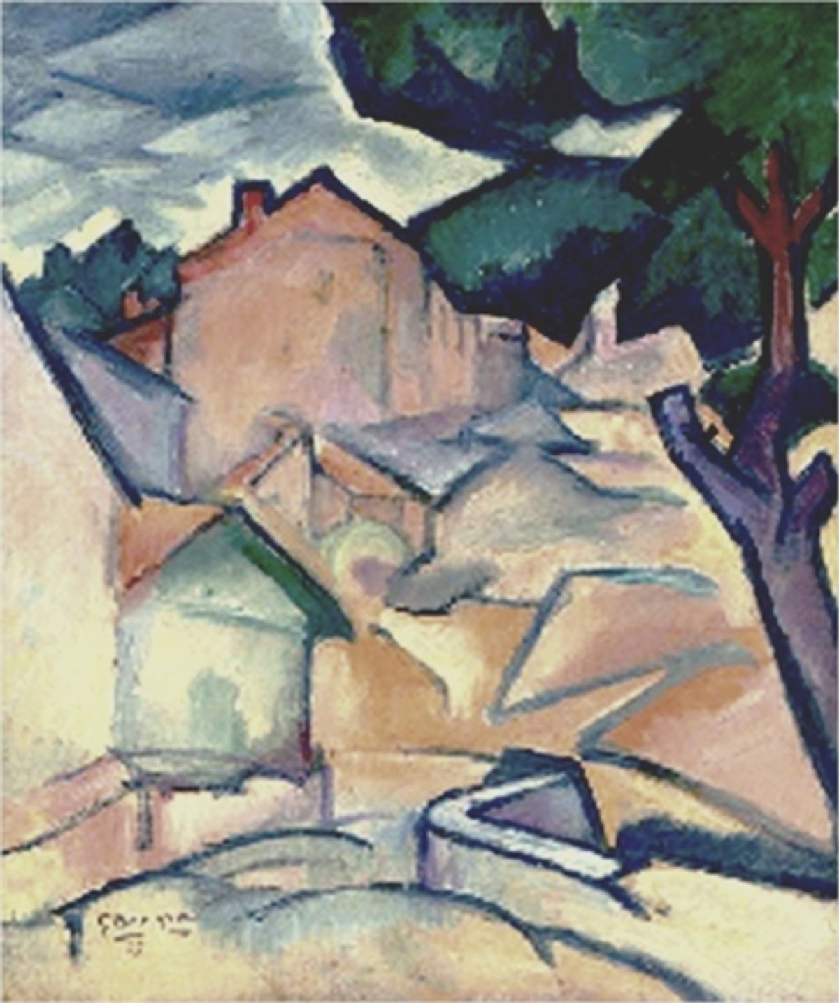 braque. « maisons à l’Estaque ». 1907