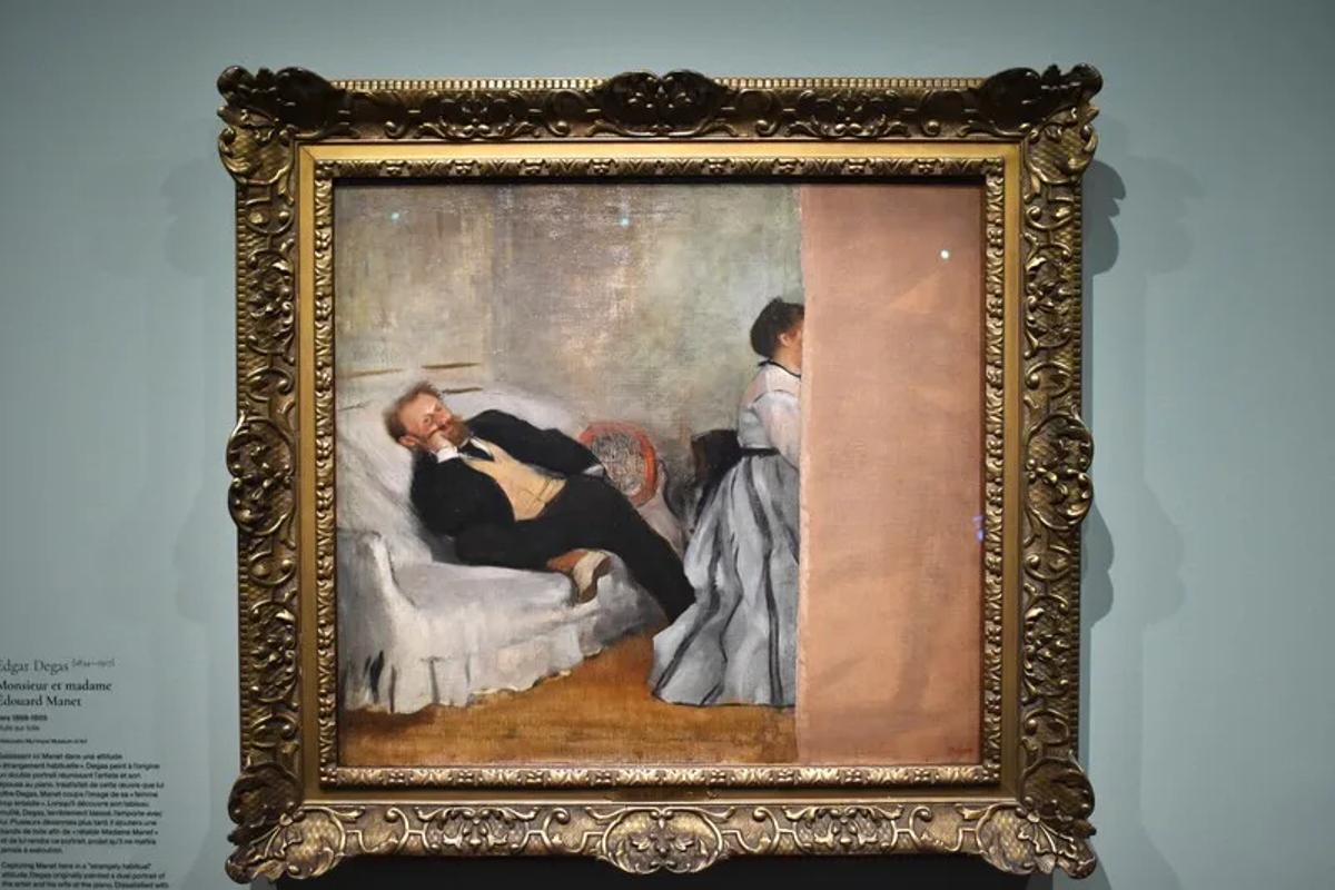 Edgar Degas, Monsieur et Madame Manet, vers 1865 