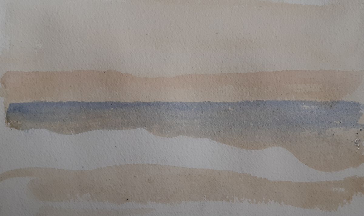 marine aquarelle sèche