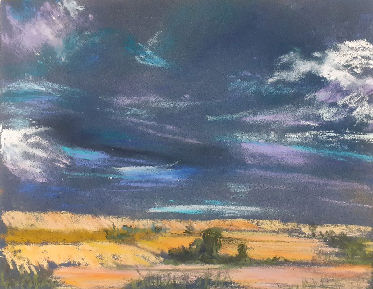 pastel de ciel