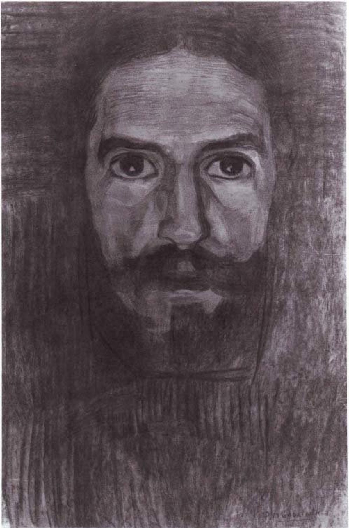 « autoportrait ».1908-09. musée de la Haye