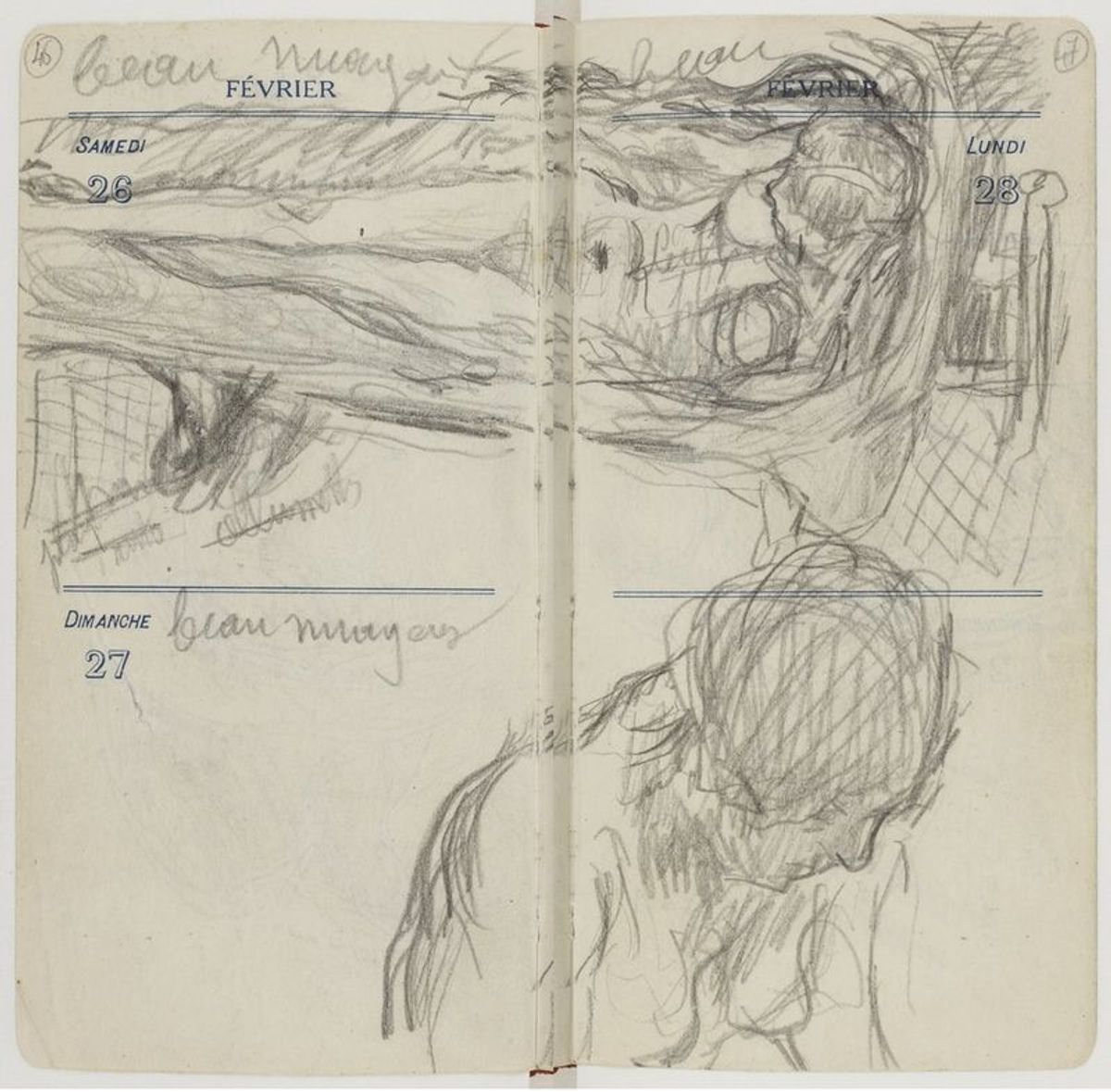 dessin de bonnard