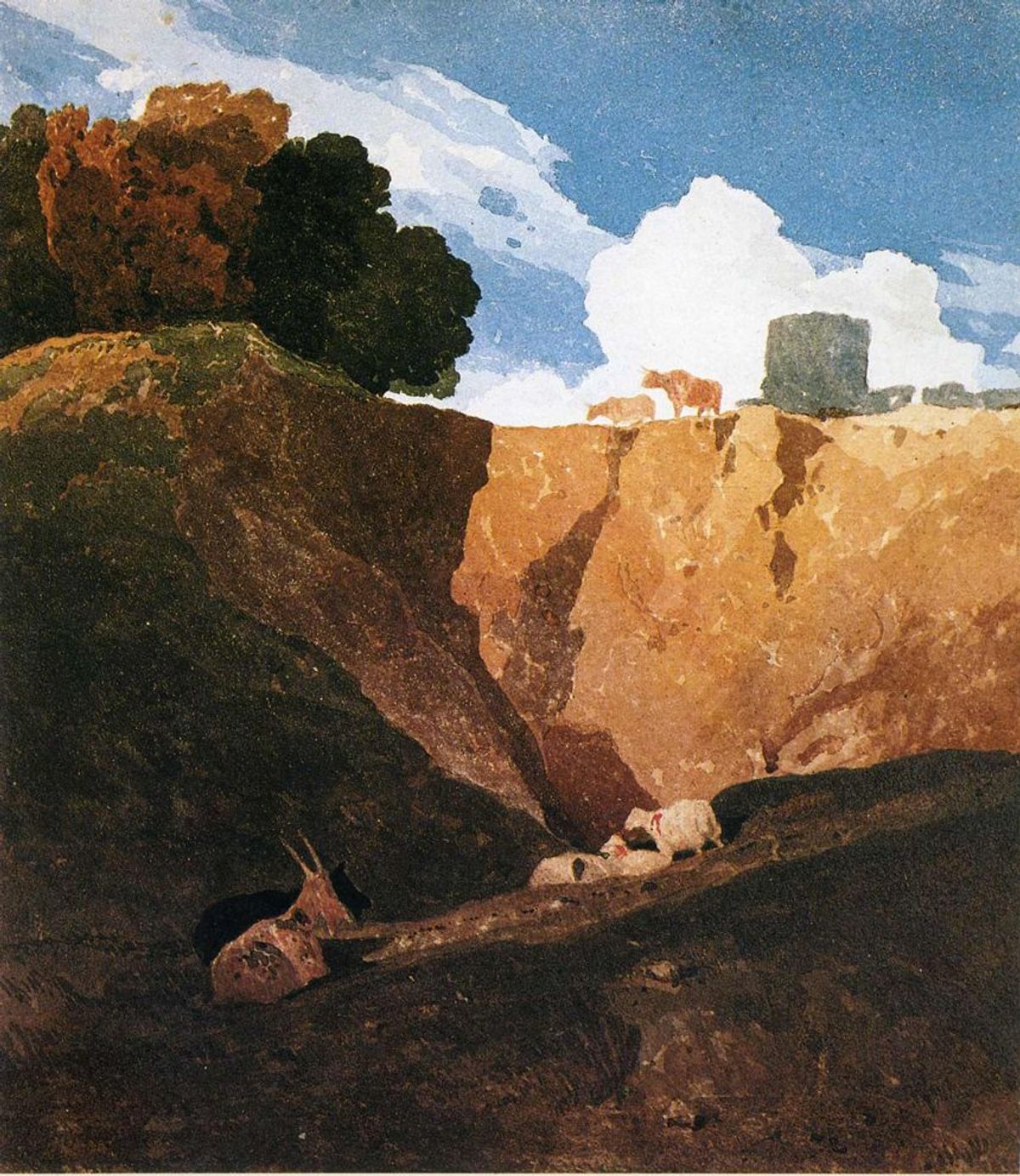 aquarelle sèche