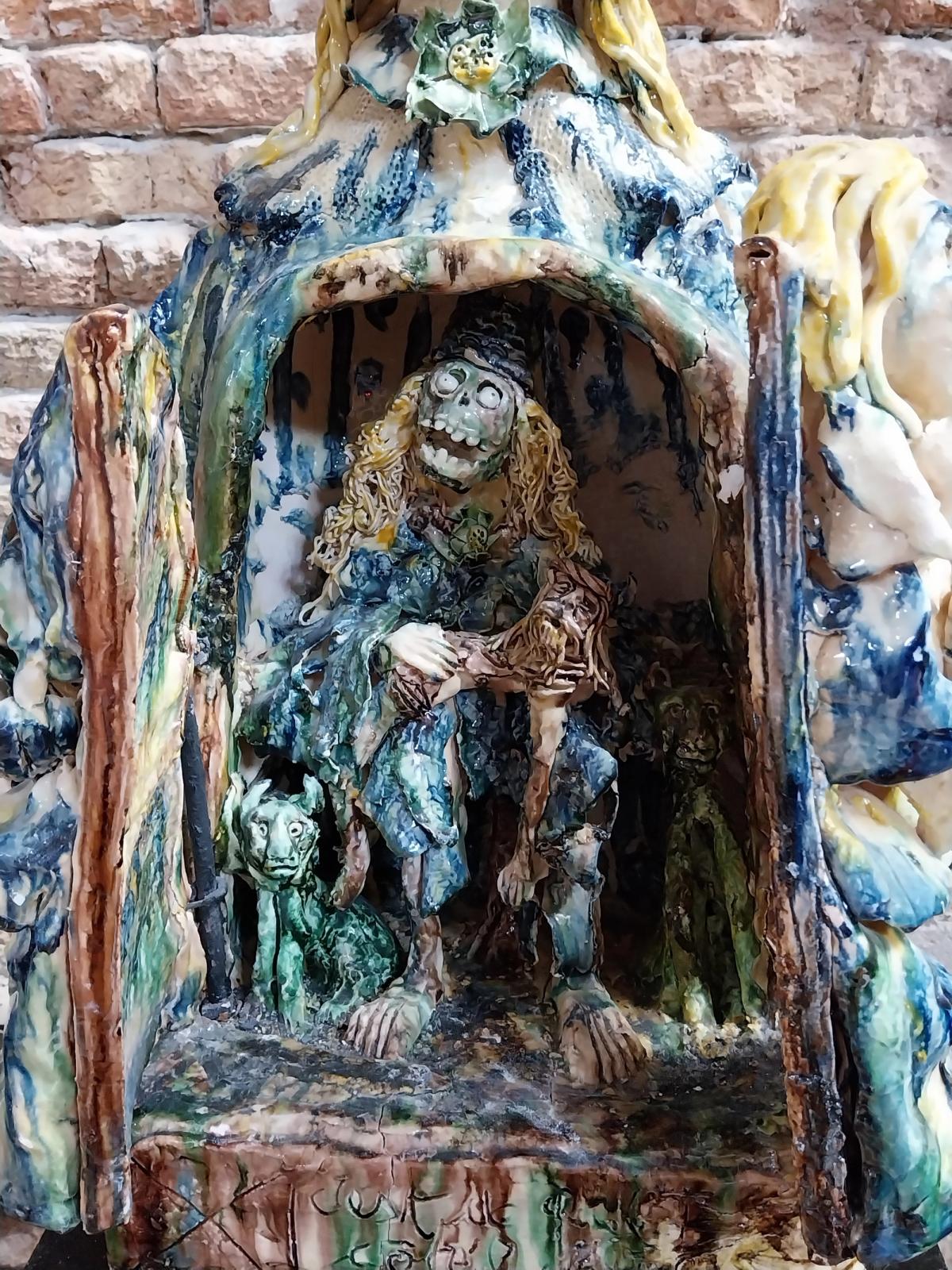 céramique émaillée de Pierre Amourette à la biennale de Venise 2024