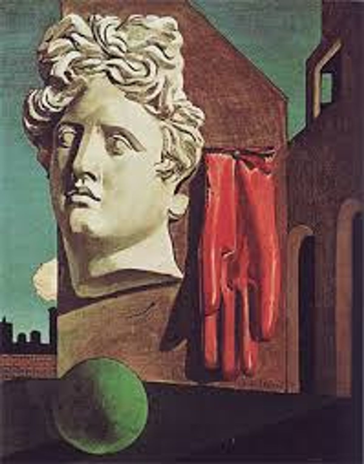 Giorgio de Chirico « chant d’amour » 1914