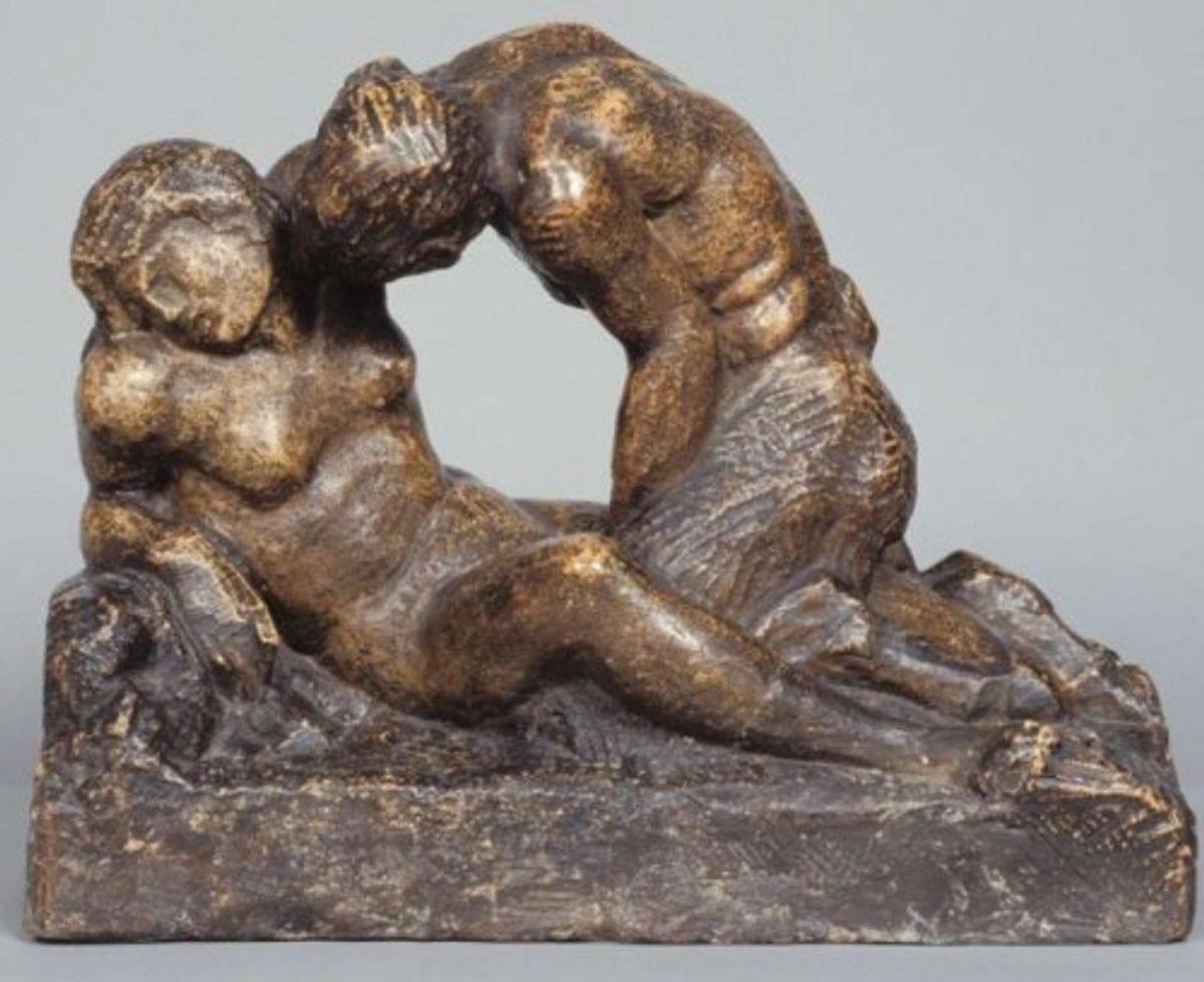 Géricault. « nymphe et satyre » Musée de Rouen