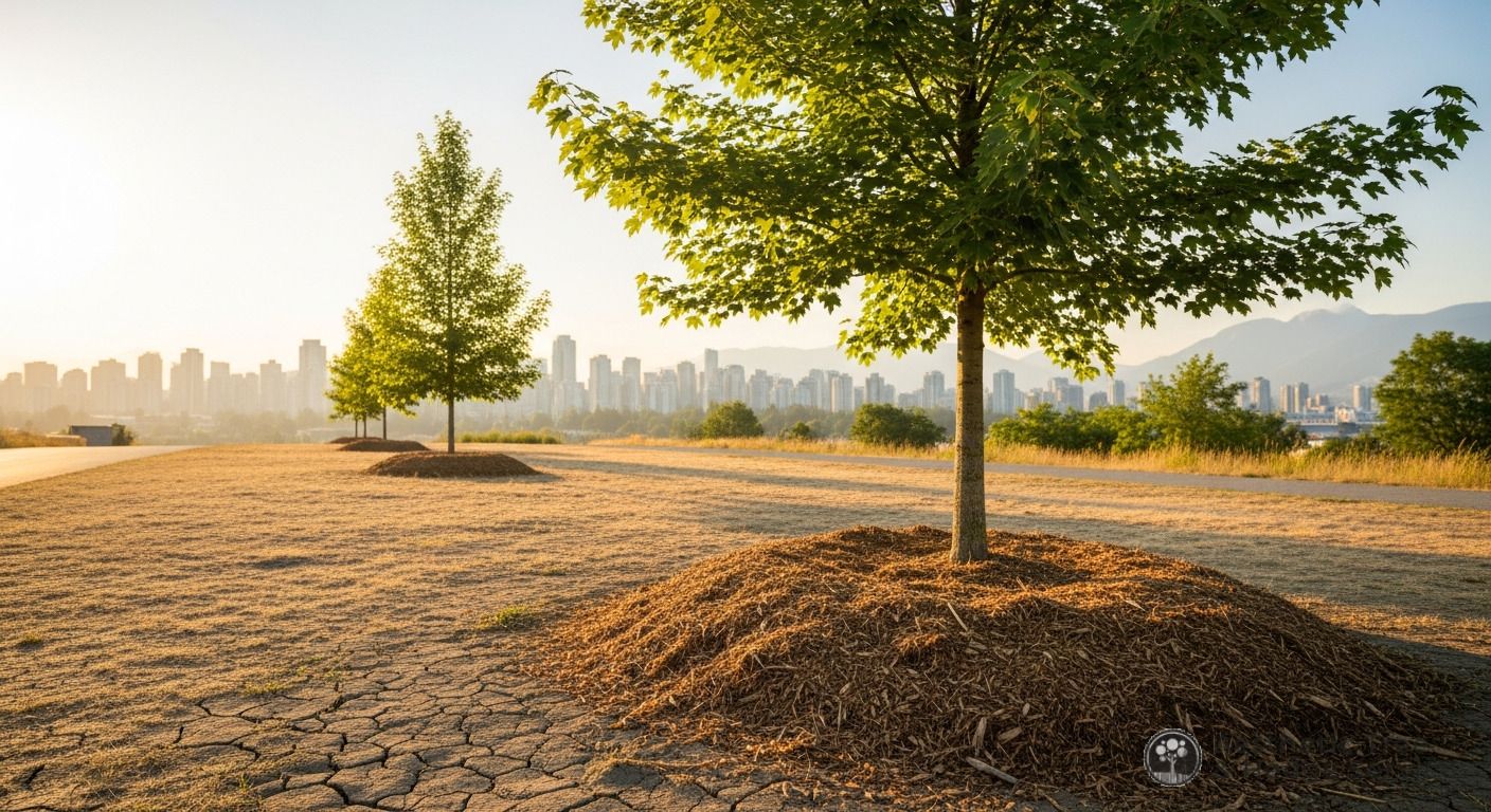 Does Regular Watering and Mulching Benefit Trees During Vancouver's Dry Season? — AestheticTree