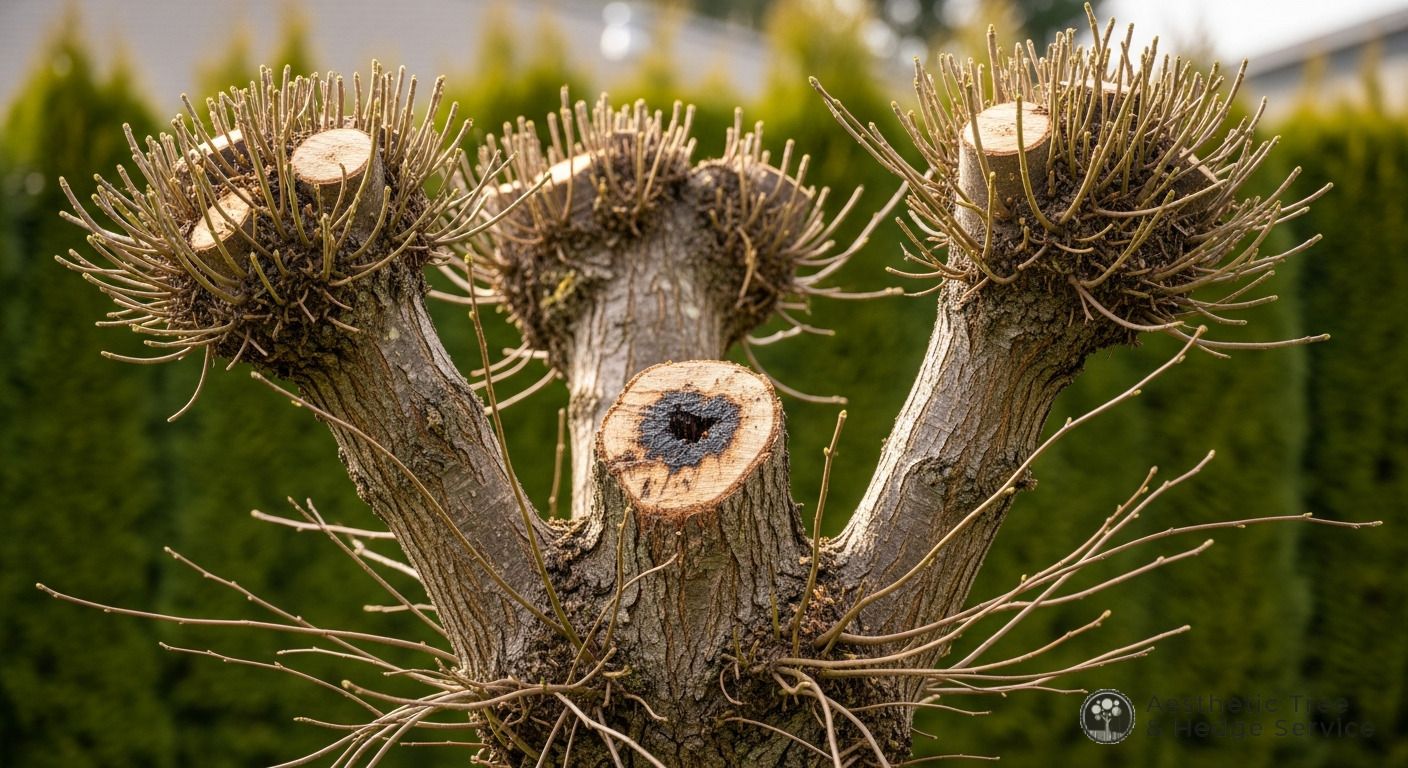 Can Pollarding Kill a Tree? 5 Mistakes That Permanently Damage Trees — AestheticTree