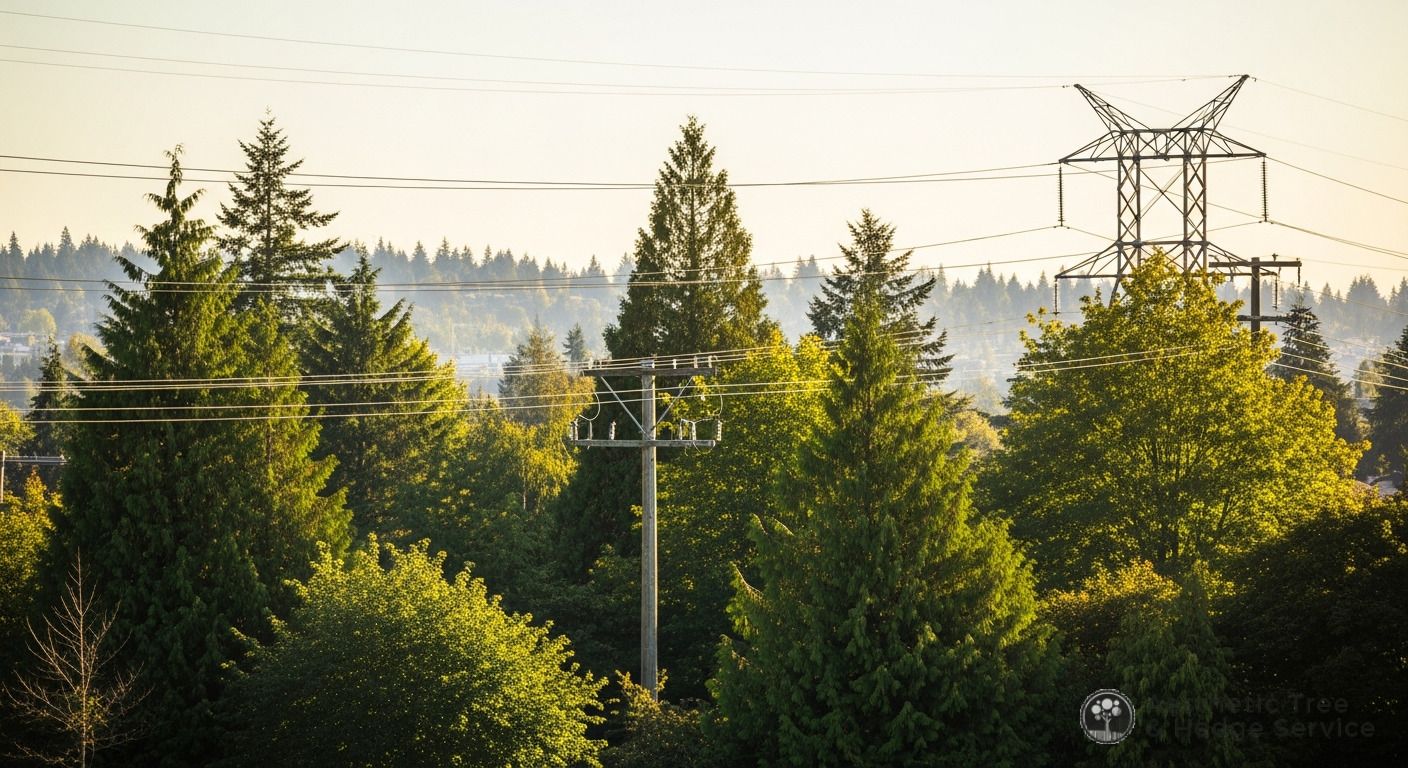 Trees Near Power Lines: The Complete Guide for Vancouver Homeowners — AestheticTree