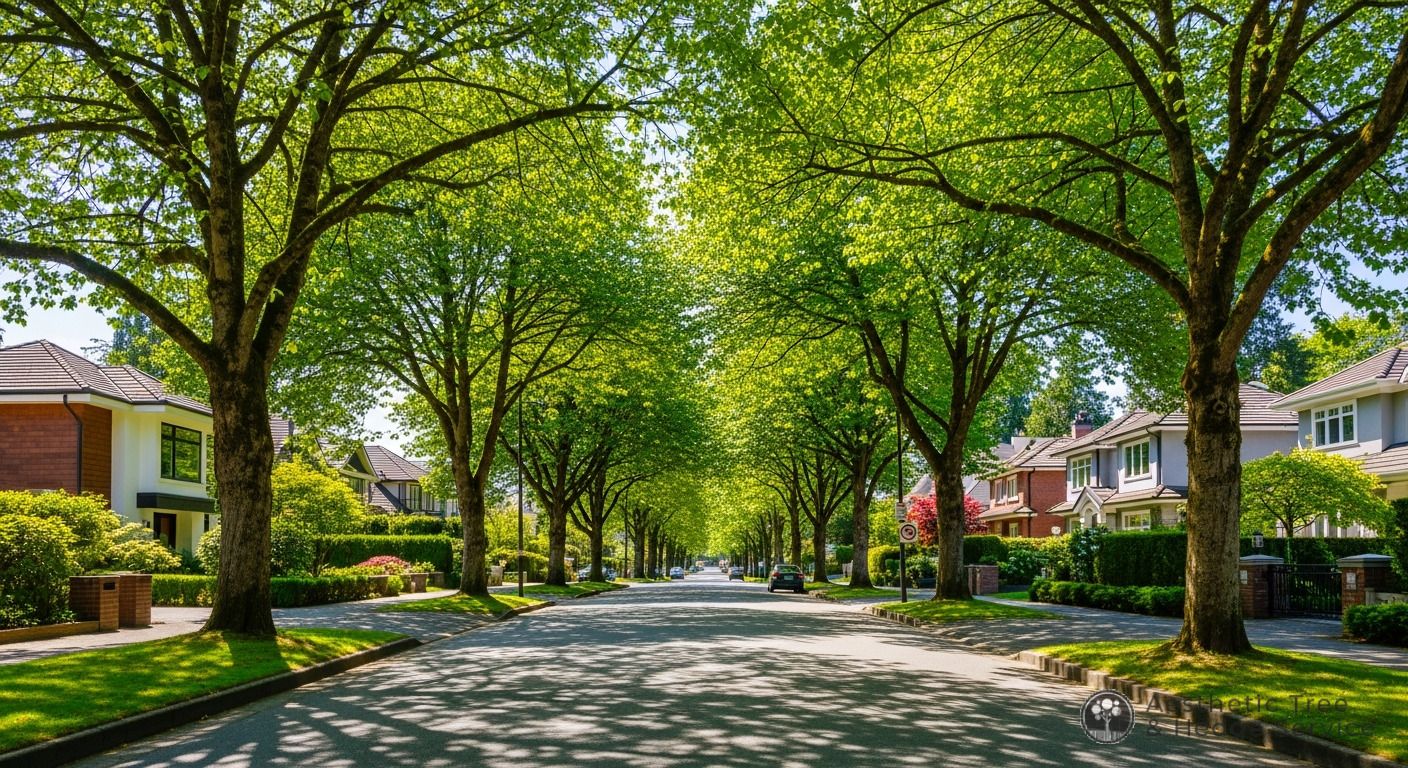 mature trees increase home property value Vancouver in progress — Aesthetic Tree