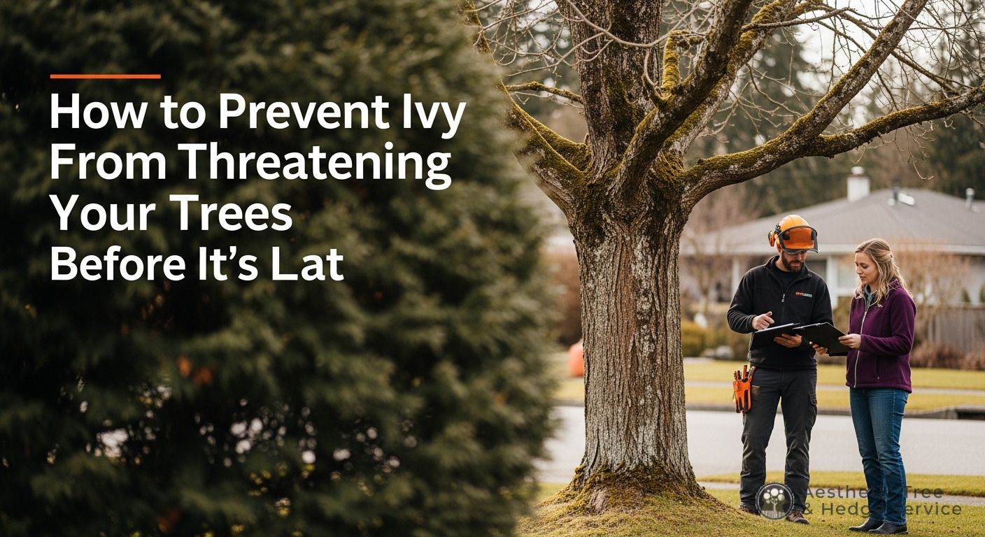 How to Prevent Ivy From Threatening Your Trees Before It's Too Late — AestheticTree