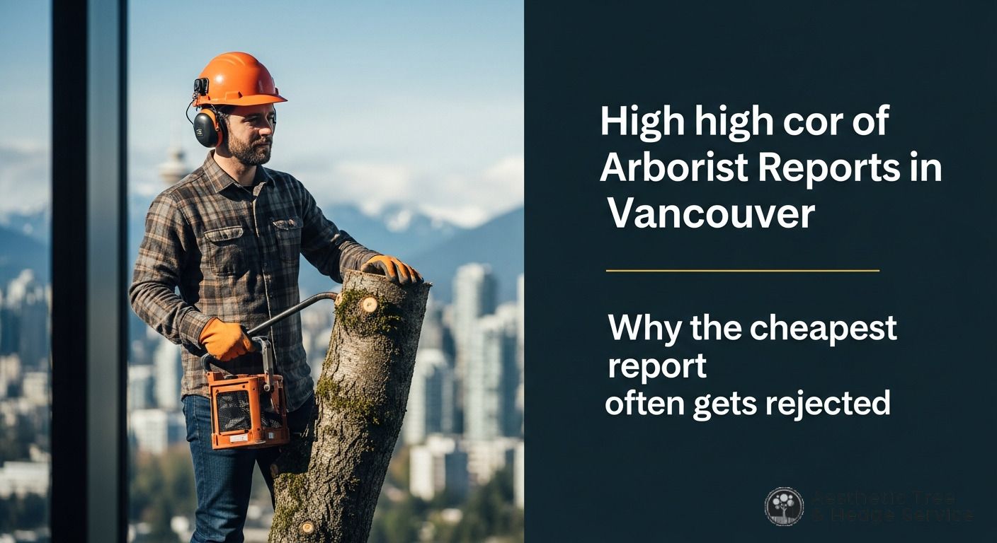 Arborist Report Cost in Vancouver: Why the Cheapest Report Often Gets Rejected — AestheticTree