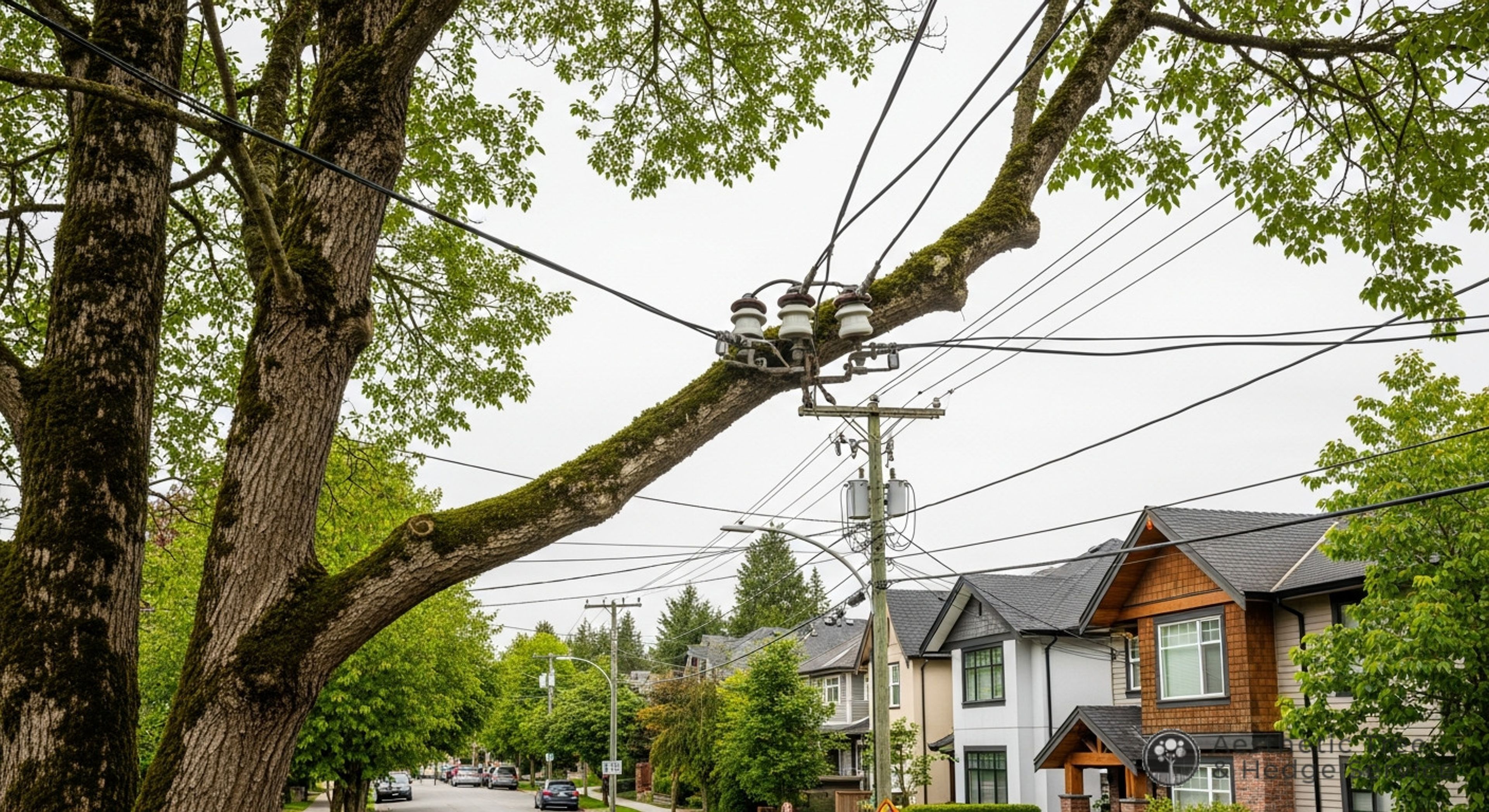 Trees Near Power Lines: The Complete Guide for Vancouver Homeowners — AestheticTree