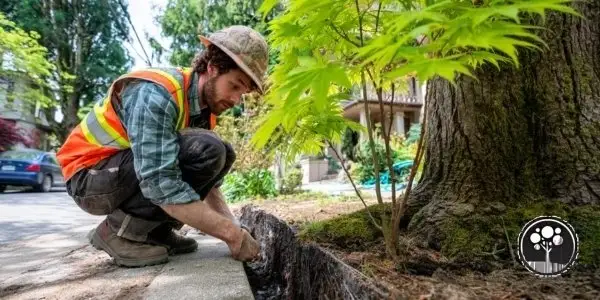 root barrier installation aesthetic tree vancouver