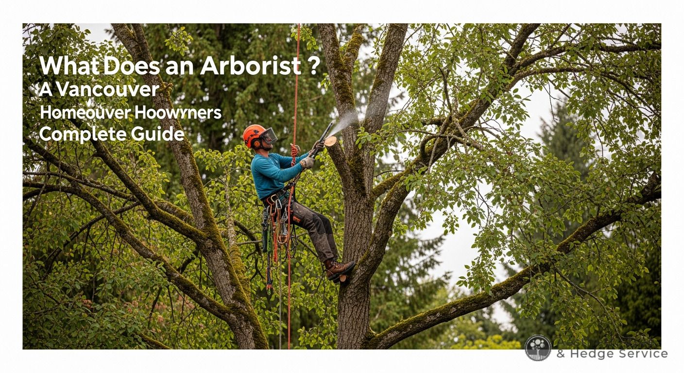 What Does an Arborist Do? A Vancouver Homeowner's Complete Guide — AestheticTree