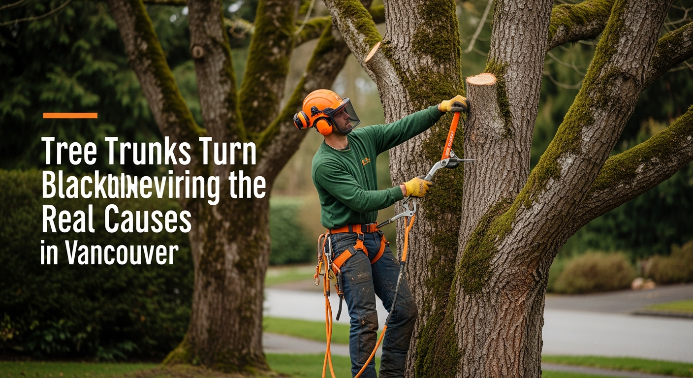 Tree Trunks Turn Black: Uncovering the Real Causes in Vancouver — AestheticTree