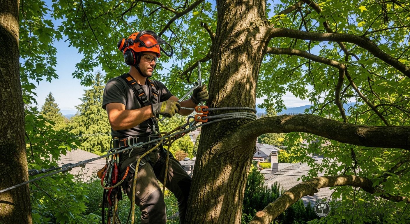 tree cabling and bracing storm protection Vancouver result — Aesthetic Tree