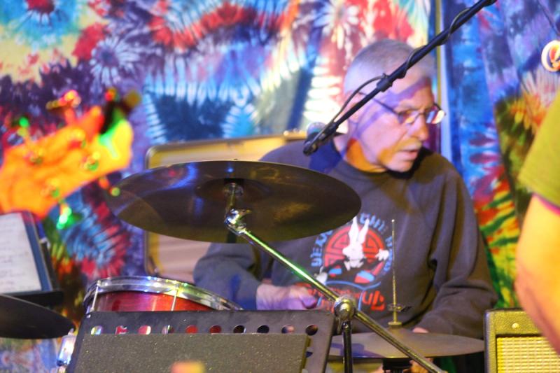 John on drums