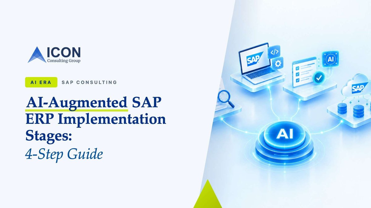 AI-Augmented SAP ERP Implementation Stages 4-Step Guide