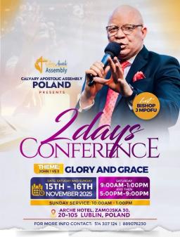 2 day conference poster - poland lublin