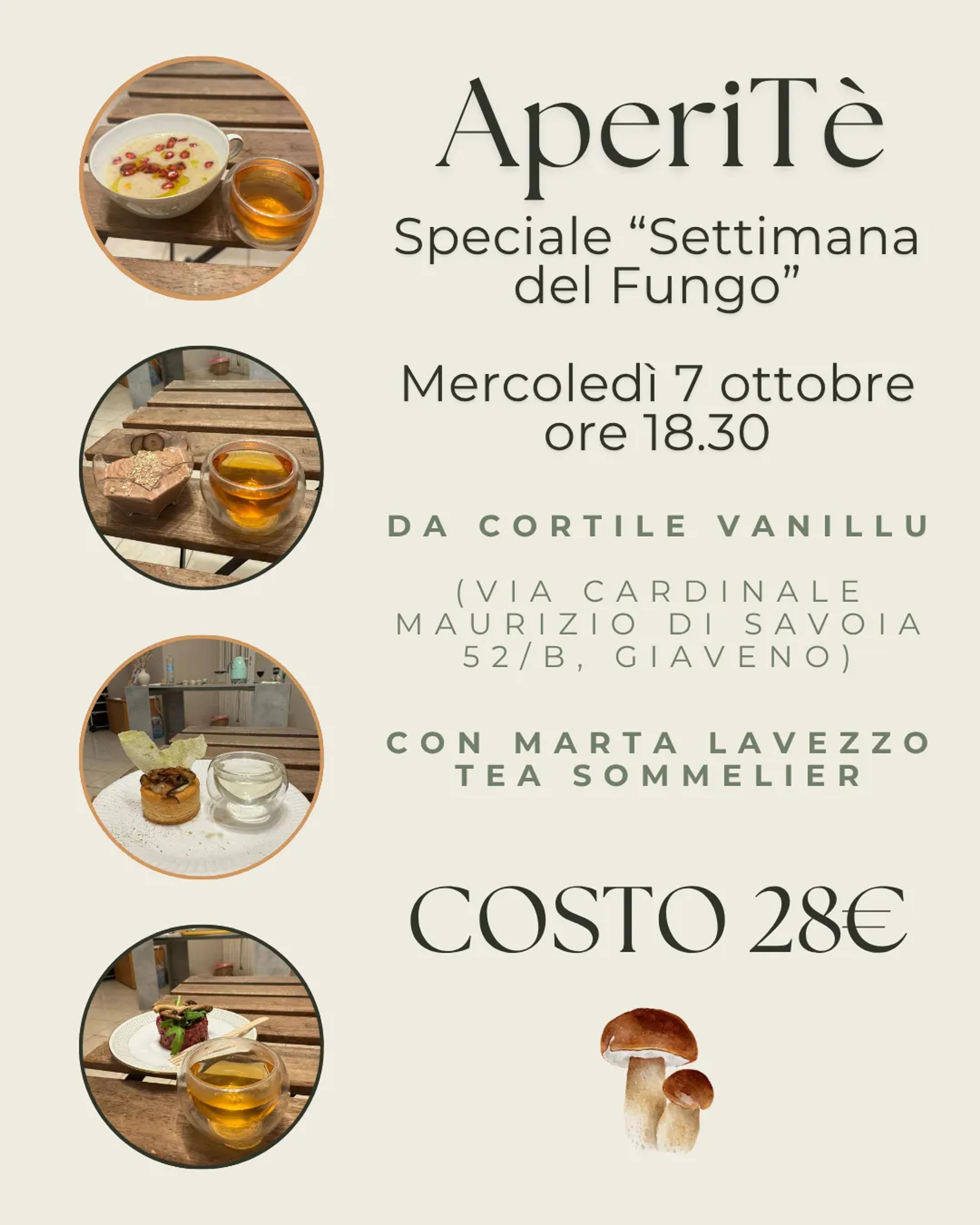 APERITÈ - SPECIALE SETTIMANA DEL FUNGO