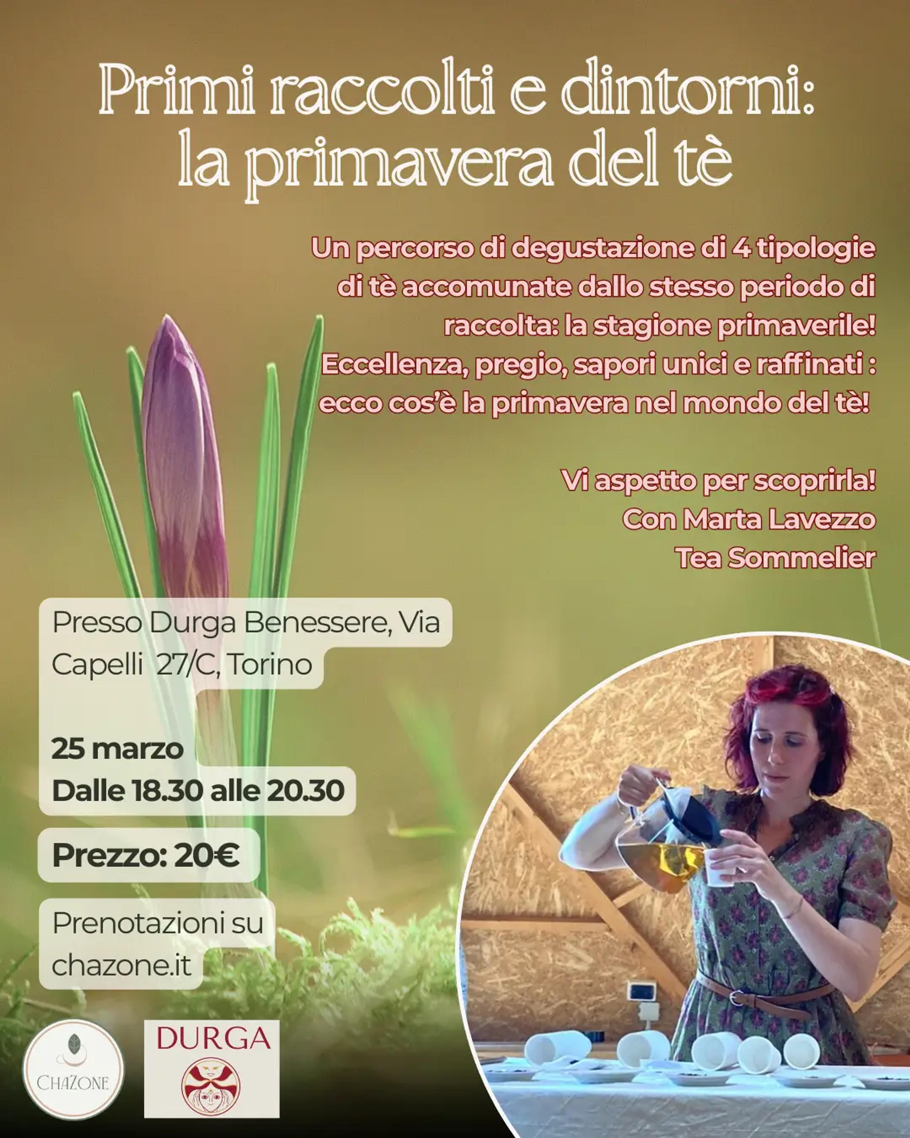 PRIMI RACCOLTI E DINTORNI: LA PRIMAVERA DEL TÈ