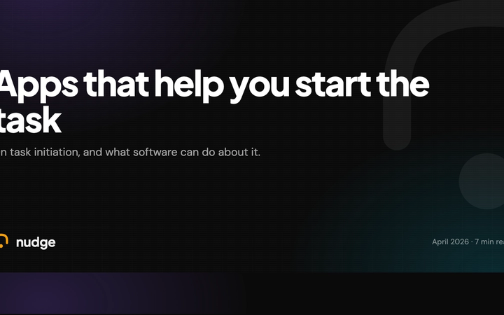 7 apps that help you start tasks (ADHD and task initiation)