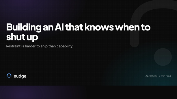 Building an AI that knows when to shut up