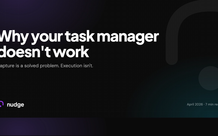 Why your task manager doesn't work (and what to do instead)