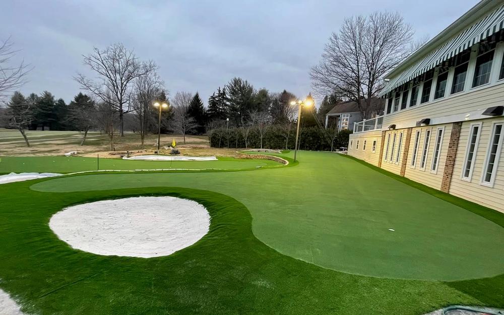 Golf Course Putting Green Installation