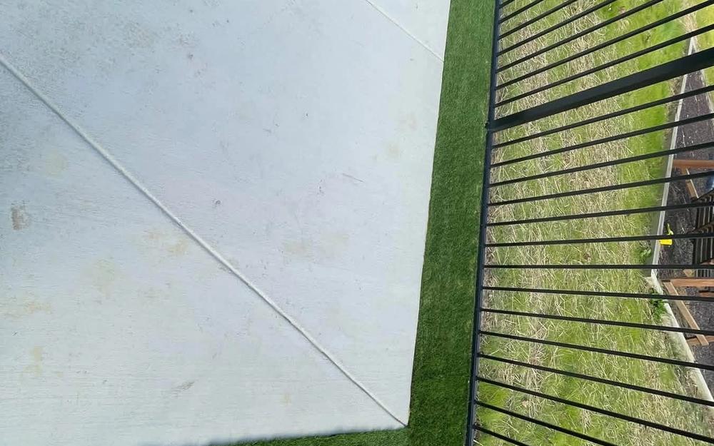 Pool Fence Turf Strip