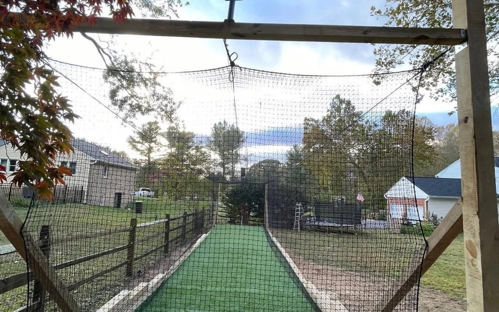 Backyard Batting Cage Turf