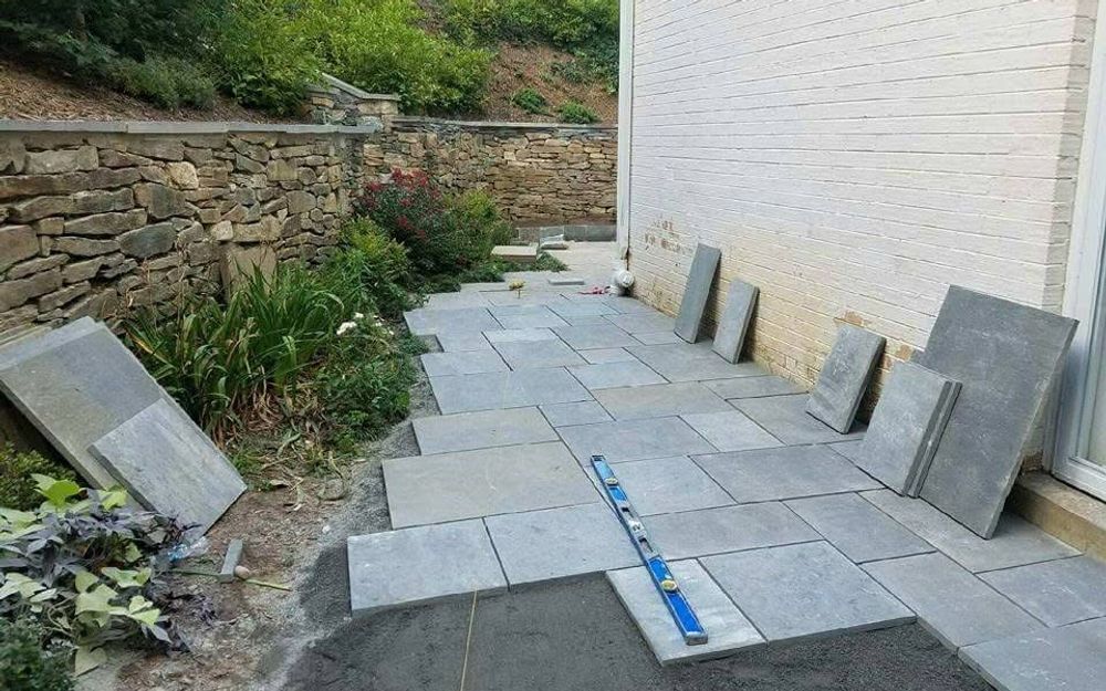 Flagstone Walkway Patio
