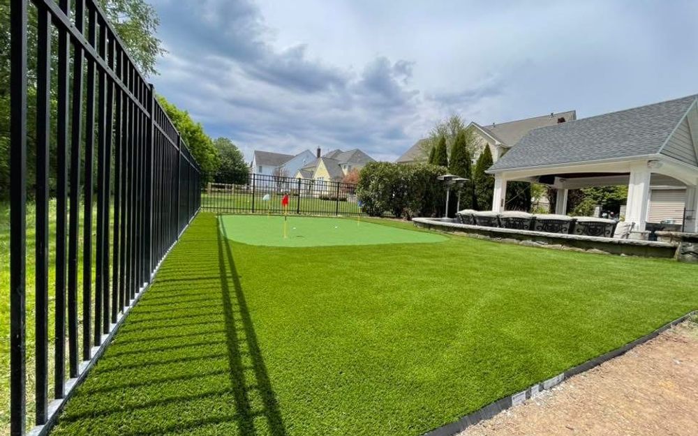 Backyard Putting Green with Fringe Turf