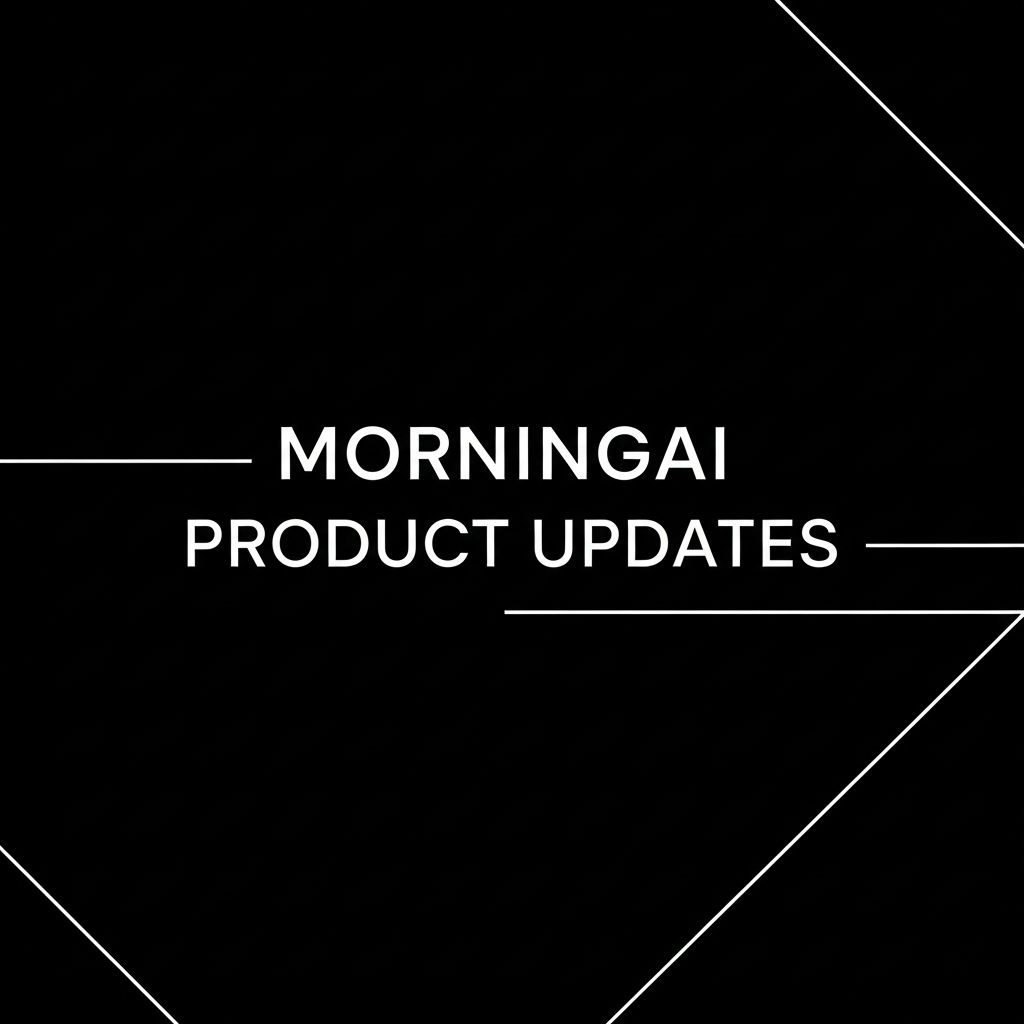 November 3, 2025 Product Updates