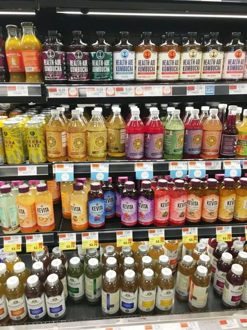 kombucha at Whole Foods