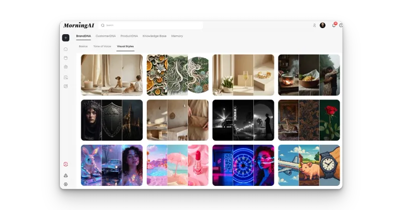 New Visual Styles Gallery View