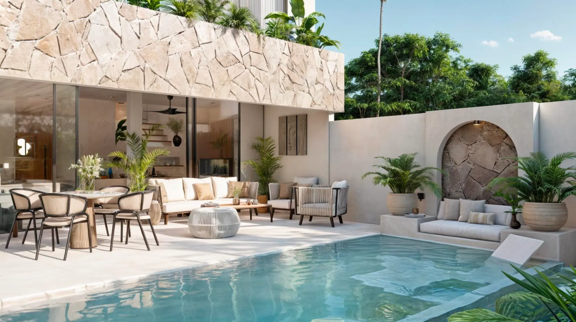 villa in Nunggalan, Bukit, Bali
